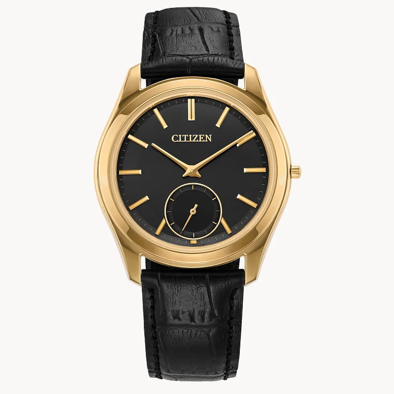 Eco-Drive One Black Dial Crocodile Strap AQ5022-02E | CITIZEN Eco-Drive One Black Dial Crocodile Strap AQ5022-02E | CITIZEN